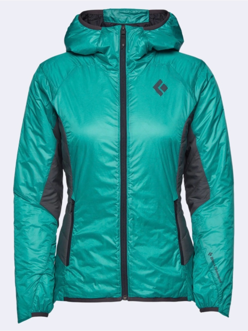 Black Diamond Women’s Vision Hybrid Hoody in Teal